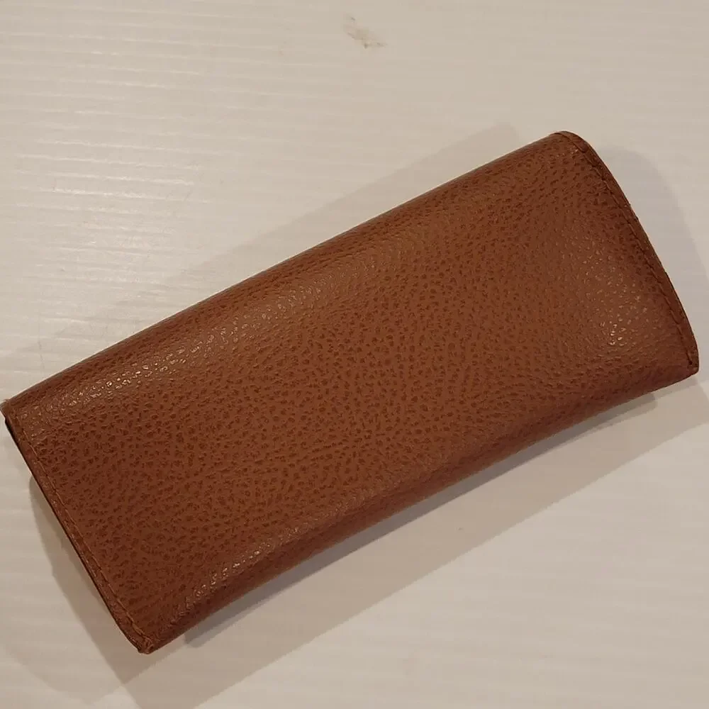Ray-Ban faux leather sunglasses eyeglasses case brown 0305
